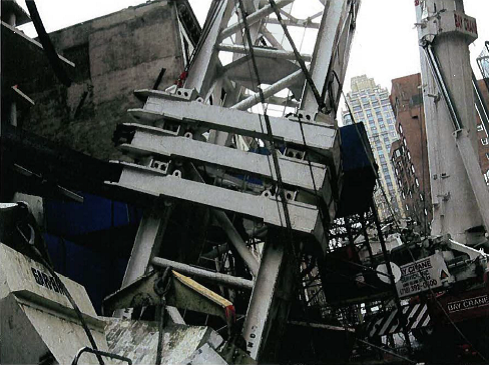 NYC crane collapse - OSHA photo