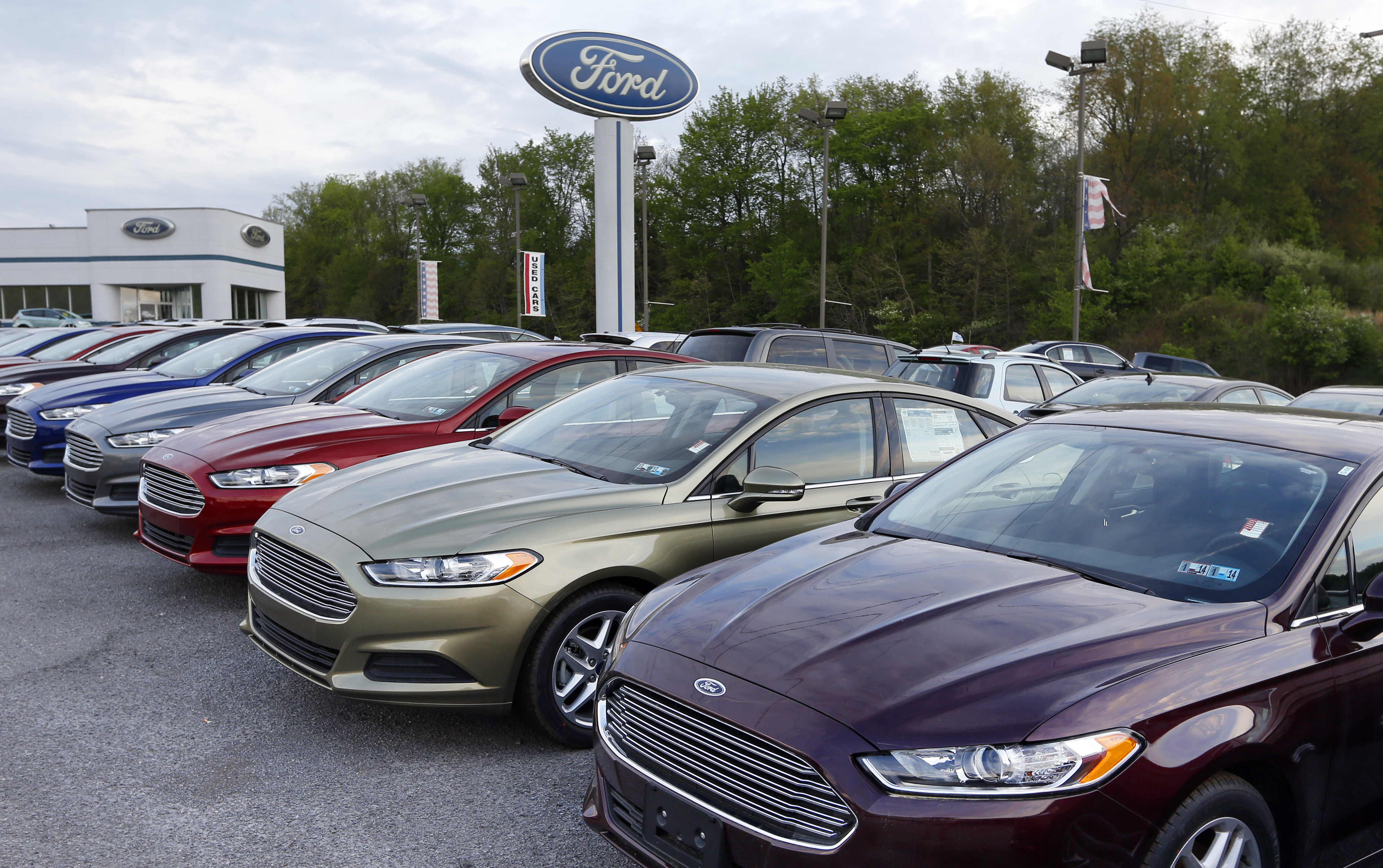 Cars at a Ford dealership from U.S. State Dept. at Website